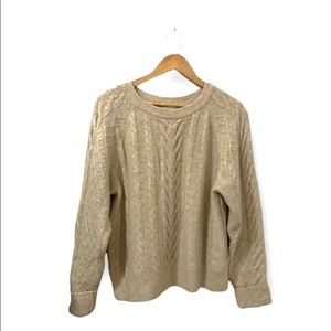 Hm oversized cable knit sweater